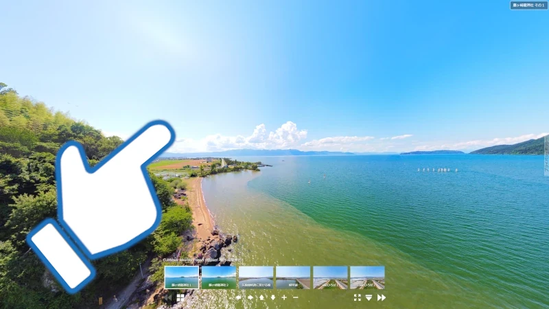 滋賀県琵琶湖ドローン空撮・パノラマツアー・アイキャッチ